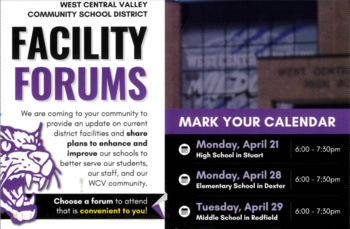 Linked image to WCV Facilities Forums